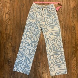 Wavy jeans worn once